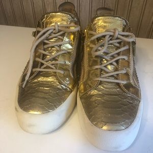 Giuseppe Zanotti Sneakers Gold Size 42